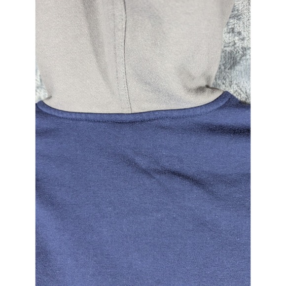 Holloway Youth Berkeley "B" Varsity Letterman Jacket Navy/Gray - Picture 13 of 14